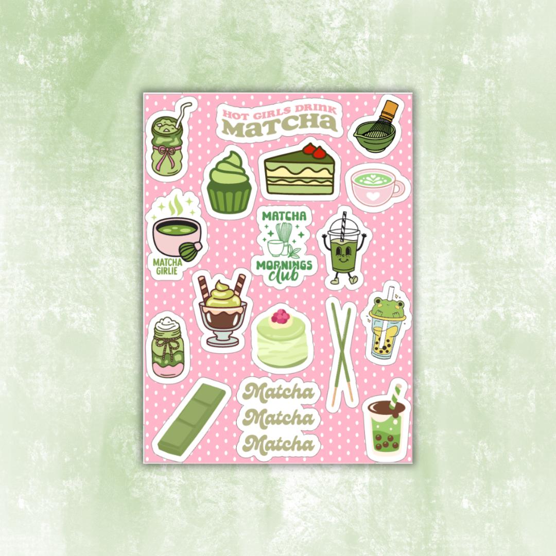 Matchalicious Stickers